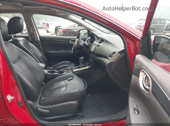3N1AB7AP2GY213845 2016 NISSAN SENTRA Red წინა სალონის ხედი