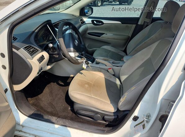 3N1AB7AP2GY220164 2016 NISSAN SENTRA White Widok wnętrza z przodu