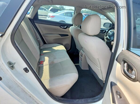 3N1AB7AP2GY220164 2016 NISSAN SENTRA White Widok tylnych siedzeń