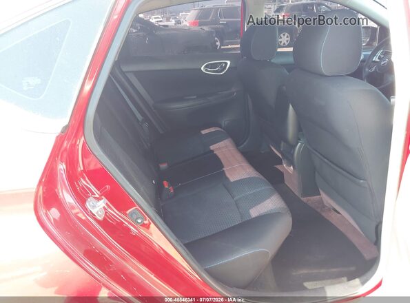 3N1AB7AP2GY262012 2016 NISSAN SENTRA Red VIN კოდის სტიკერის ხედი