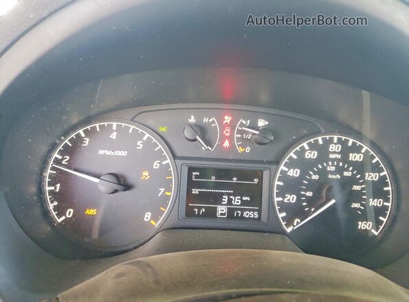 3N1AB7AP2GY296970 2016 NISSAN SENTRA Gray Սարքավորումների վահանակի տեսք
