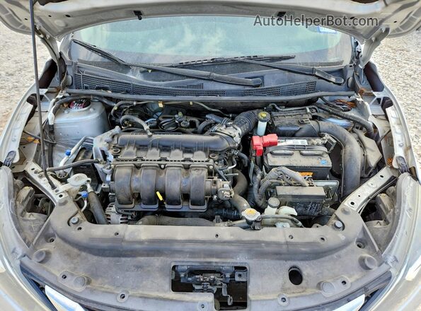3N1AB7AP2GY298377 2016 NISSAN SENTRA Silver Rear interior view