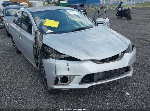 3N1AB7AP2GY302685 2016 NISSAN SENTRA Silver Դիմացի տեսք