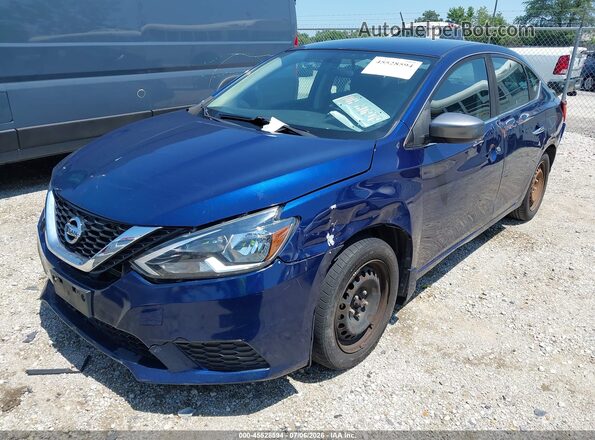 3N1AB7AP2GY306168 2016 NISSAN SENTRA Blue Przód lewy