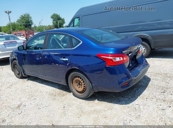 3N1AB7AP2GY306168 2016 NISSAN SENTRA Blue Tył lewy