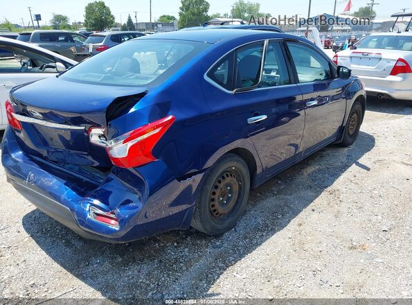 3N1AB7AP2GY306168 2016 NISSAN SENTRA Blue Tył prawy