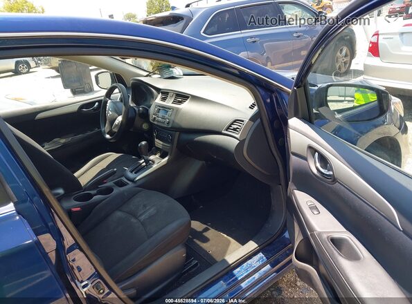 3N1AB7AP2GY306168 2016 NISSAN SENTRA Blue Widok wnętrza z przodu
