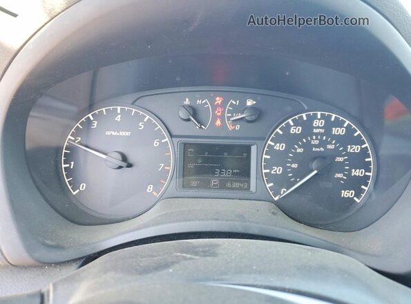 3N1AB7AP2GY306980 2016 NISSAN SENTRA Silver ხელსაწყოთა პანელის ხედი