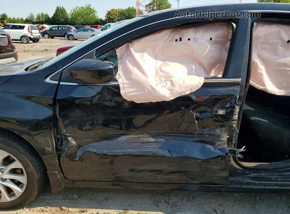 3N1AB7AP2GY307918 2016 NISSAN SENTRA Black წინა სალონის ხედი