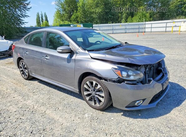 3N1AB7AP2GY329661 2016 NISSAN SENTRA Серый Передняя правая четверть
