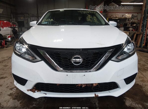 3N1AB7AP2HL648301 2017 NISSAN SENTRA White Вид щитка приладів