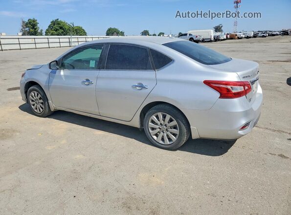 3N1AB7AP2HL707542 2017 NISSAN SENTRA Silver Trasero izquierdo