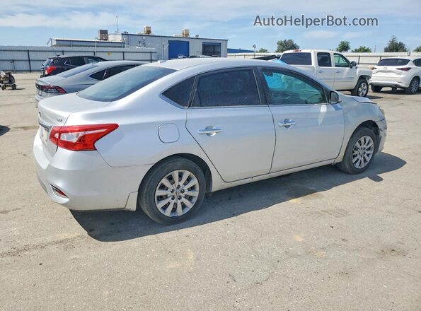 3N1AB7AP2HL707542 2017 NISSAN SENTRA Silver Trasero derecho