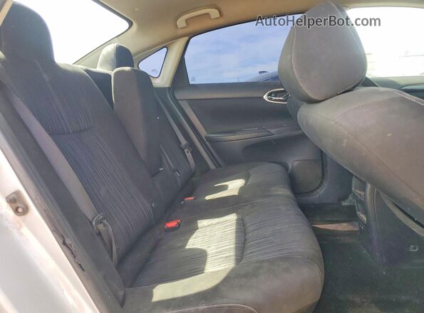 3N1AB7AP2HL707542 2017 NISSAN SENTRA Silver Vista de los asientos traseros