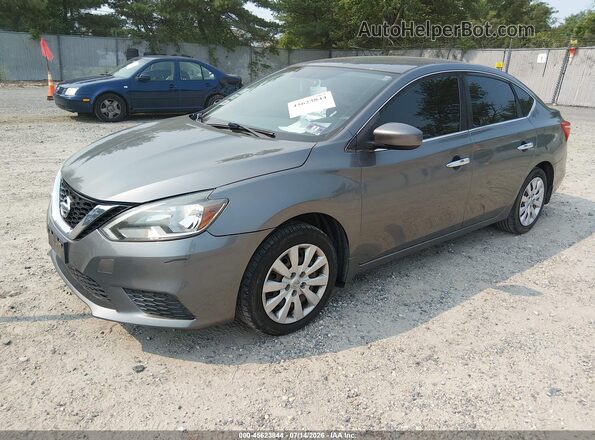 3N1AB7AP2HY213264 2017 NISSAN SENTRA Gray Przód lewy