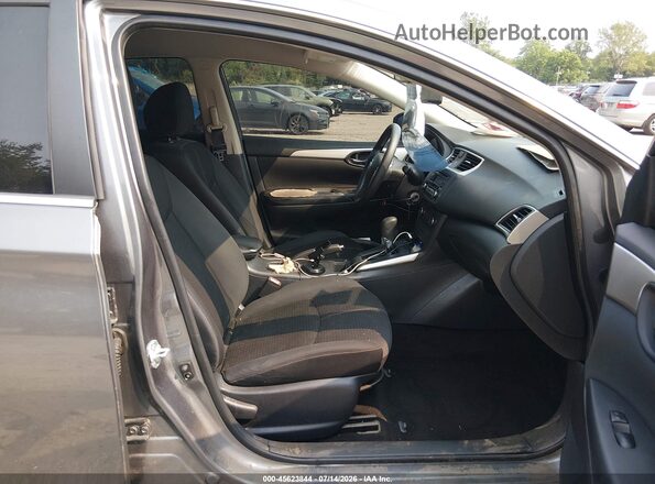 3N1AB7AP2HY213264 2017 NISSAN SENTRA Gray Widok wnętrza z przodu