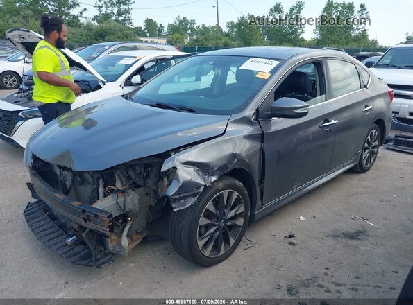 3N1AB7AP2HY228878 2017 NISSAN SENTRA Gray Front left
