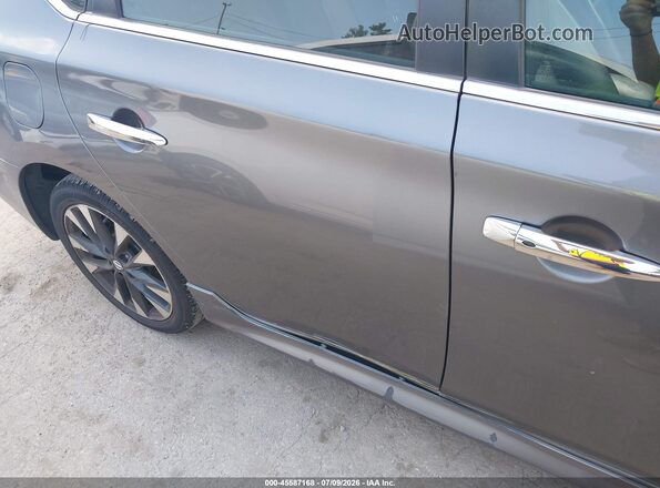 3N1AB7AP2HY228878 2017 NISSAN SENTRA Gray Rear interior view