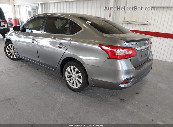 3N1AB7AP2HY233689 2017 NISSAN SENTRA Серый Задняя левая четверть