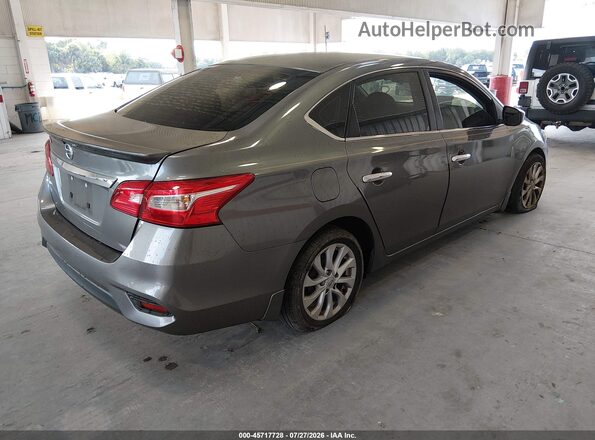 3N1AB7AP2HY233689 2017 NISSAN SENTRA Серый Задняя правая четверть