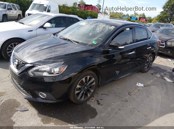 3N1AB7AP2HY240254 2017 NISSAN SENTRA Black Առջևի ձախ երեք քառորդ տեսարան
