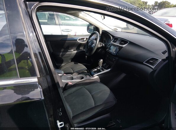 3N1AB7AP2HY240254 2017 NISSAN SENTRA Black Սալոնի դիմացի տեսք