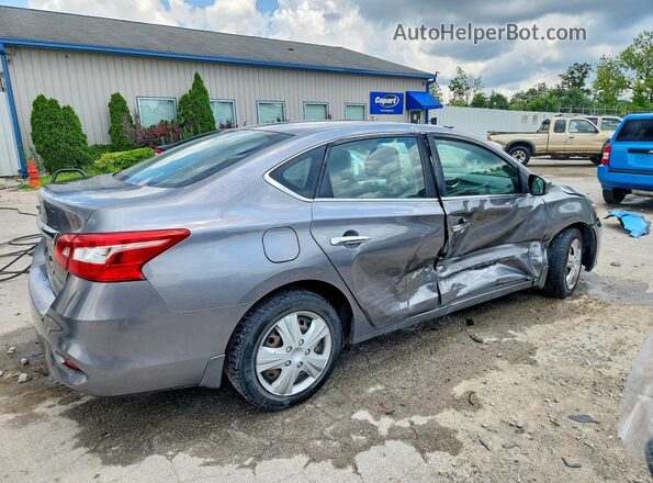 3N1AB7AP2HY262190 2017 NISSAN SENTRA Gray Задня права чверть