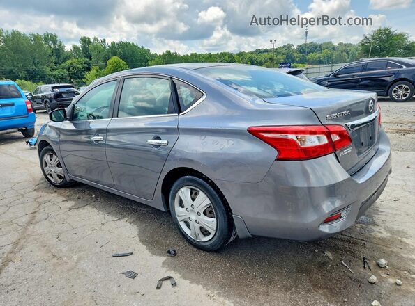 3N1AB7AP2HY262190 2017 NISSAN SENTRA Gray Задня ліва чверть