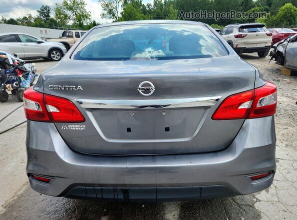 3N1AB7AP2HY262190 2017 NISSAN SENTRA Gray Вид ззаду