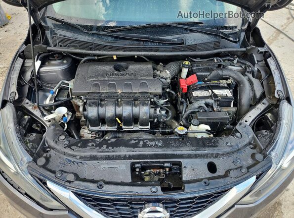 3N1AB7AP2HY262190 2017 NISSAN SENTRA Gray Вид задньої частини салону