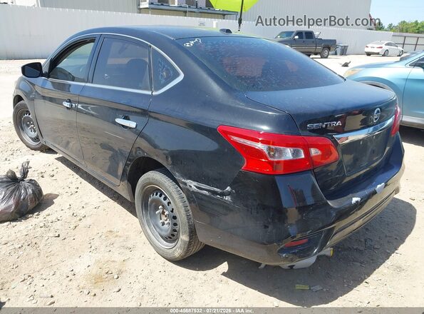 3N1AB7AP2HY264974 2017 NISSAN SENTRA Black Задня ліва чверть