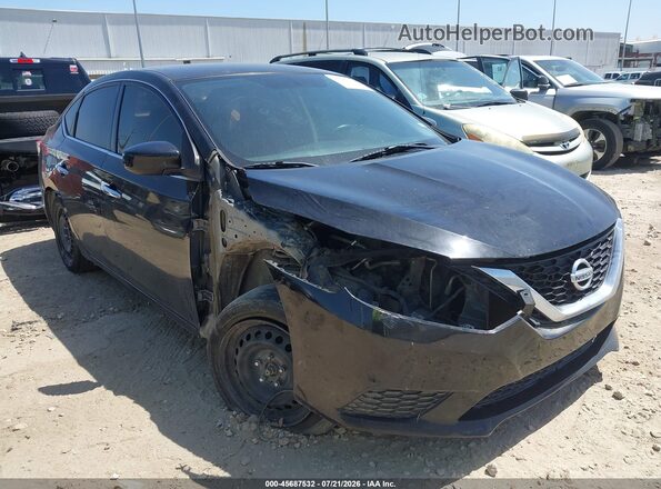 3N1AB7AP2HY264974 2017 NISSAN SENTRA Black Вид спереду