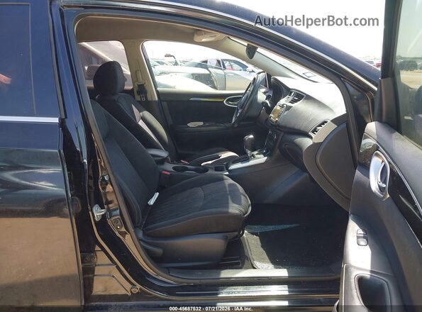 3N1AB7AP2HY264974 2017 NISSAN SENTRA Black Вид салону спереду
