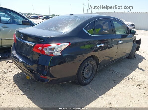 3N1AB7AP2HY264974 2017 NISSAN SENTRA Black Задня права чверть