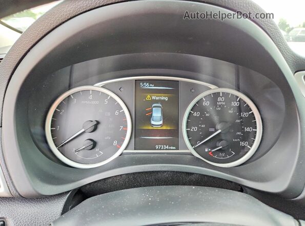 3N1AB7AP2HY274100 2017 NISSAN SENTRA Серебряный Вид щитка приборов