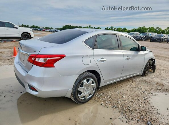 3N1AB7AP2HY274100 2017 NISSAN SENTRA Серебряный Задняя правая четверть