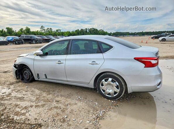 3N1AB7AP2HY274100 2017 NISSAN SENTRA Серебряный Задняя левая четверть