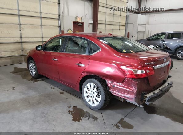 3N1AB7AP2HY274680 2017 NISSAN SENTRA Red Հետևի ձախ