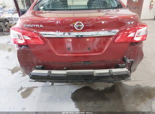 3N1AB7AP2HY274680 2017 NISSAN SENTRA Red Դիմացի տեսք