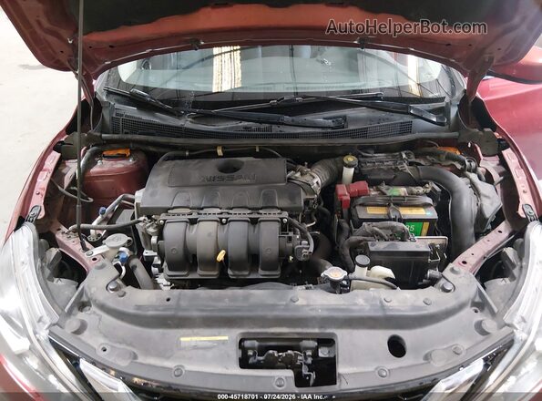 3N1AB7AP2HY274680 2017 NISSAN SENTRA Red Հետևի տեսք