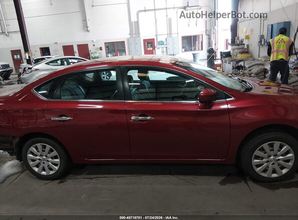 3N1AB7AP2HY274680 2017 NISSAN SENTRA Red Սալոնի 360 աստիճան տեսք