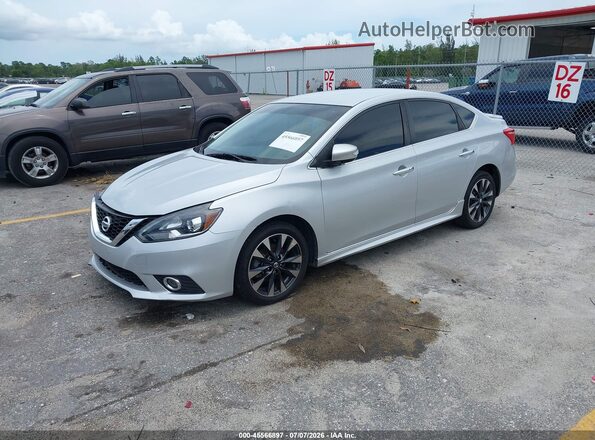 3N1AB7AP2HY278597 2017 NISSAN SENTRA Silver Vista tres cuartos delantera izquierda