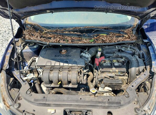 3N1AB7AP2HY291897 2017 NISSAN SENTRA Blue Vista interior trasera