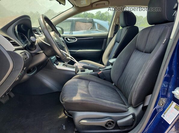 3N1AB7AP2HY291897 2017 NISSAN SENTRA Blue Vista interior delantera