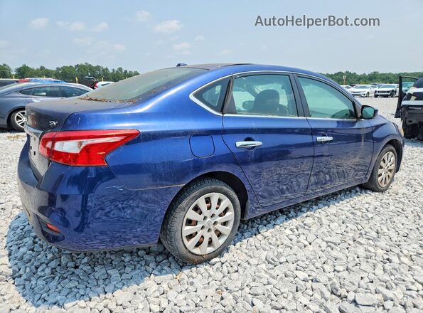 3N1AB7AP2HY291897 2017 NISSAN SENTRA Blue Trasero derecho