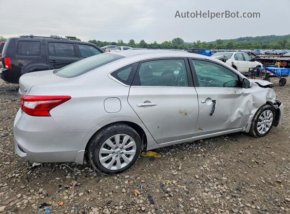 3N1AB7AP2HY298624 2017 NISSAN SENTRA Silver Tył prawy