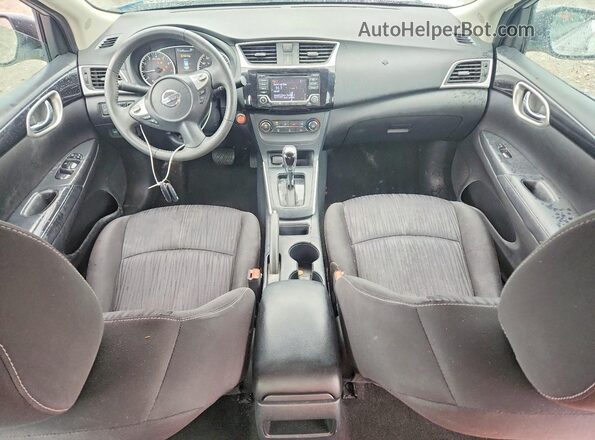 3N1AB7AP2HY298624 2017 NISSAN SENTRA Silver Widok deski rozdzielczej