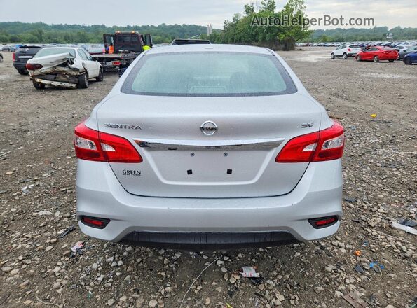 3N1AB7AP2HY298624 2017 NISSAN SENTRA Silver Widok z tyłu