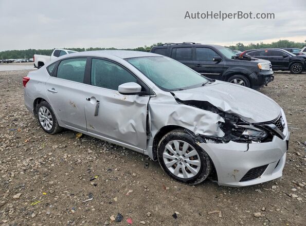 3N1AB7AP2HY298624 2017 NISSAN SENTRA Silver Przód prawy