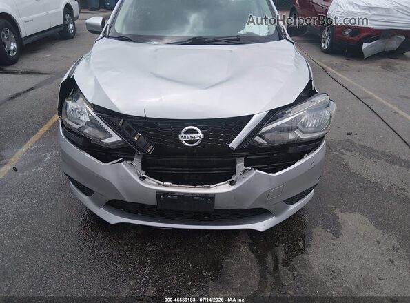 3N1AB7AP2HY310433 2017 NISSAN SENTRA Silver წინა ხედი